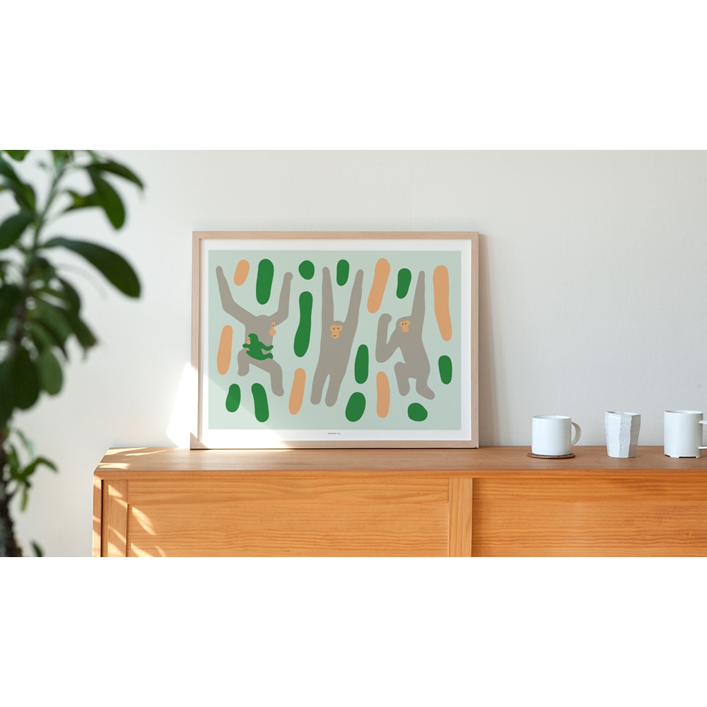 ArtPrint - Monkey Jungle – Bild 3